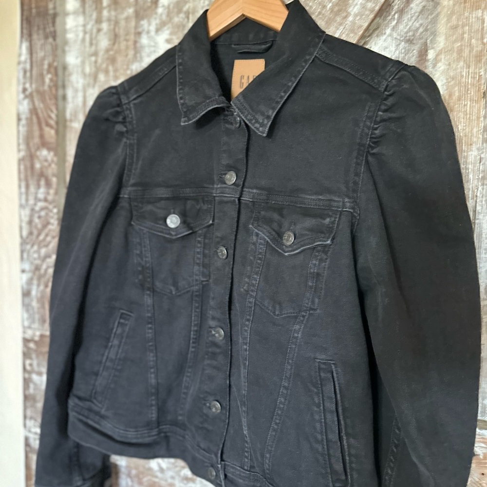 Women’s Gap black denim jacket - Picture 3 of 11